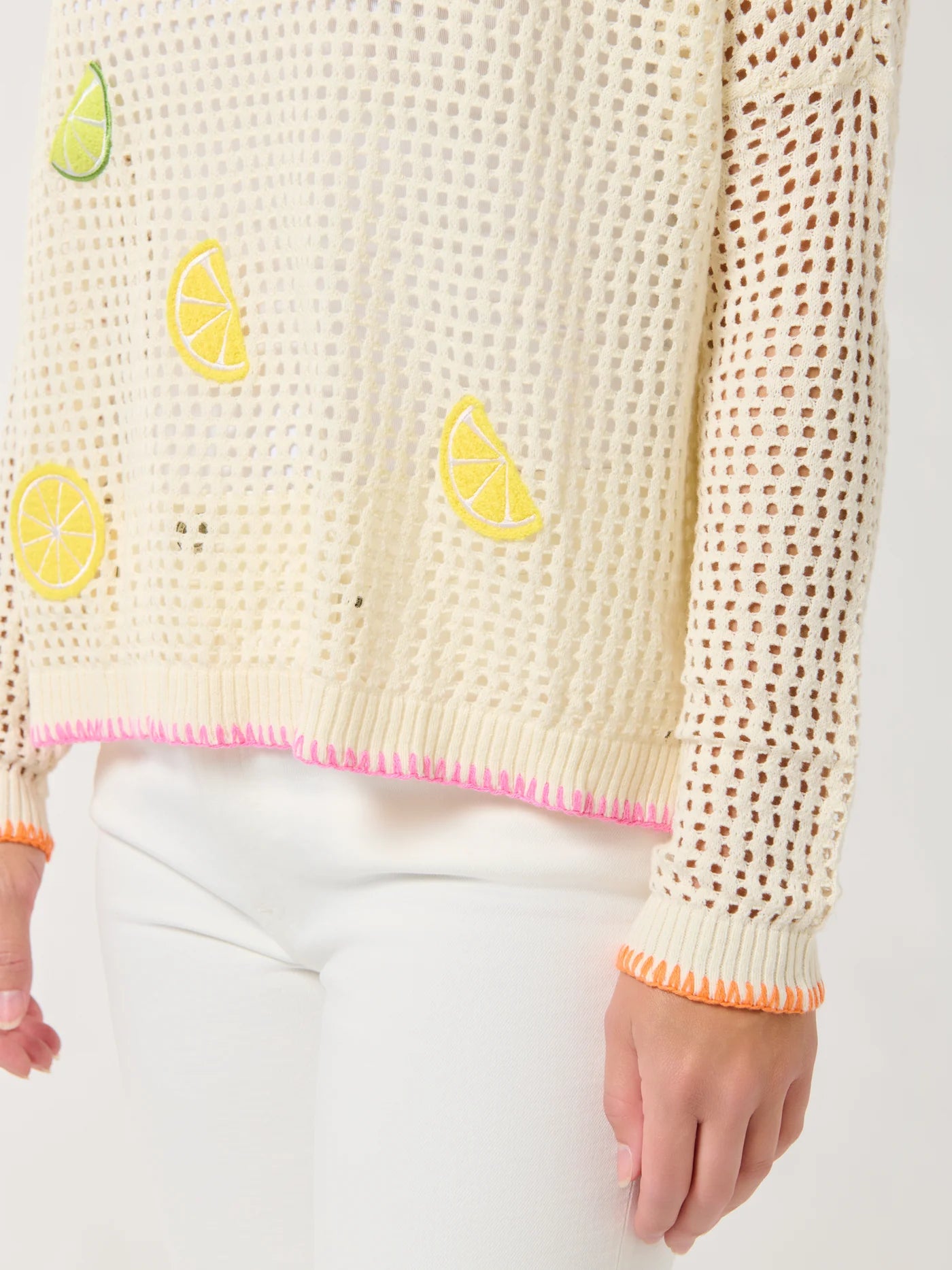 Citrus Mesh Sweater