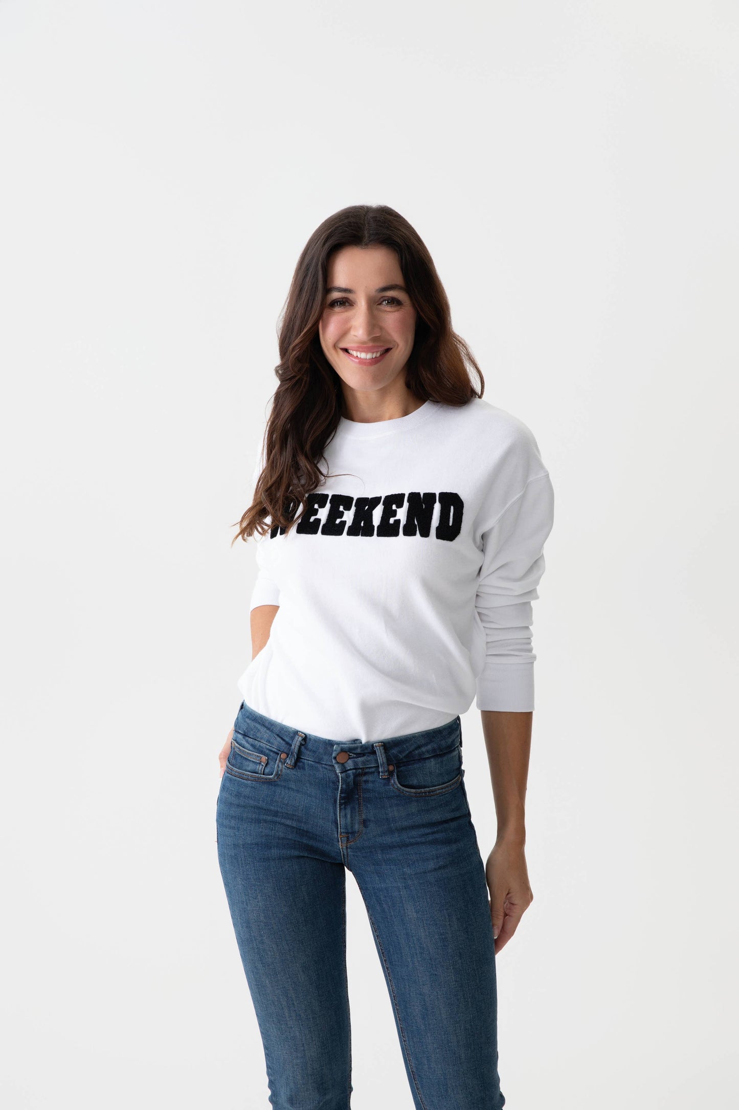 "Weekend Ivory Sweatshirt