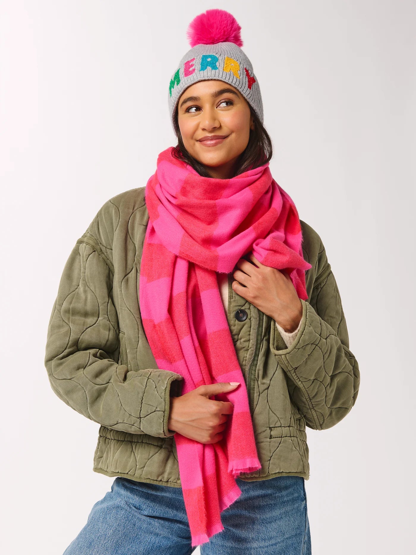 Pink Calypso Scarf