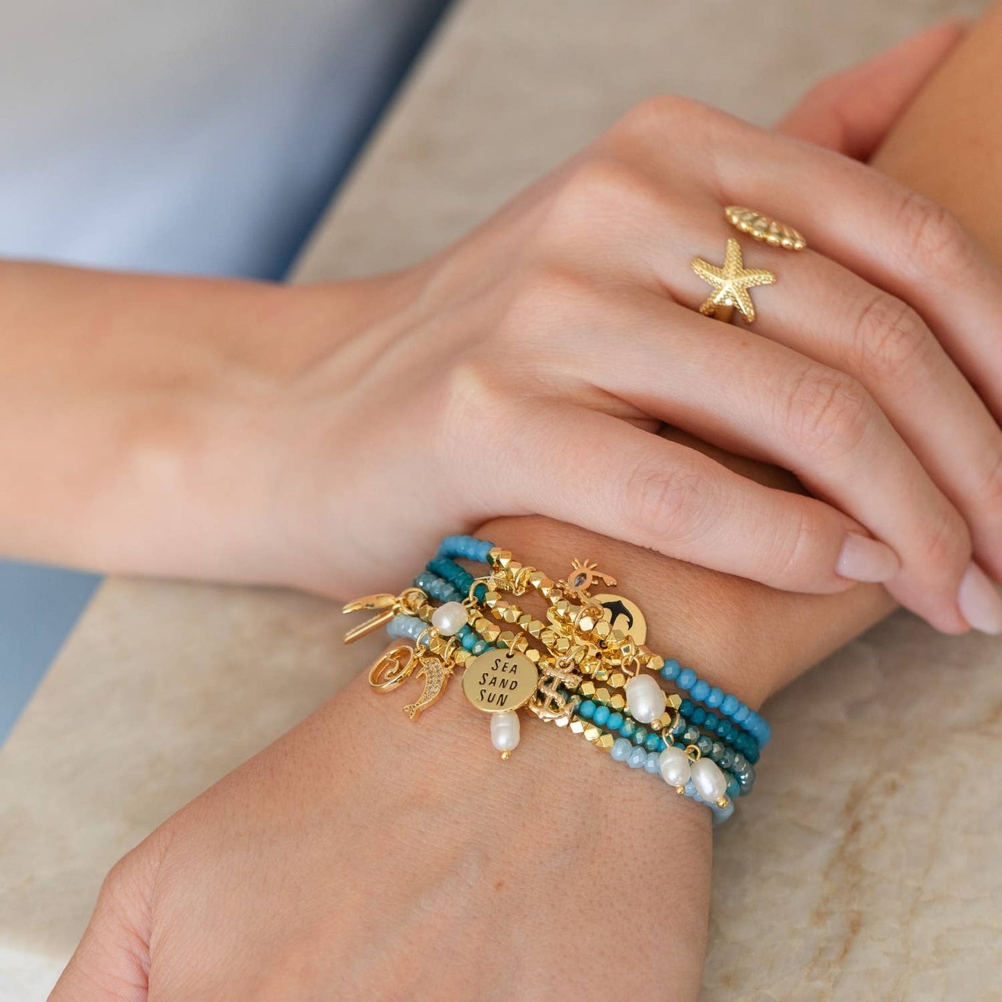 Whale's Tale Stretch Bracelet