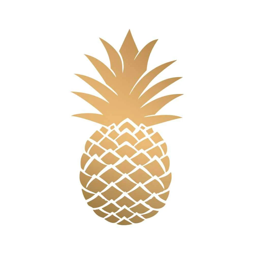 Golden Pineapple Cocktail Napkins