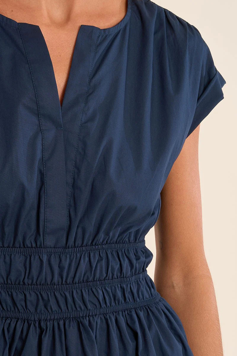 MB Navy Smocked Dress
