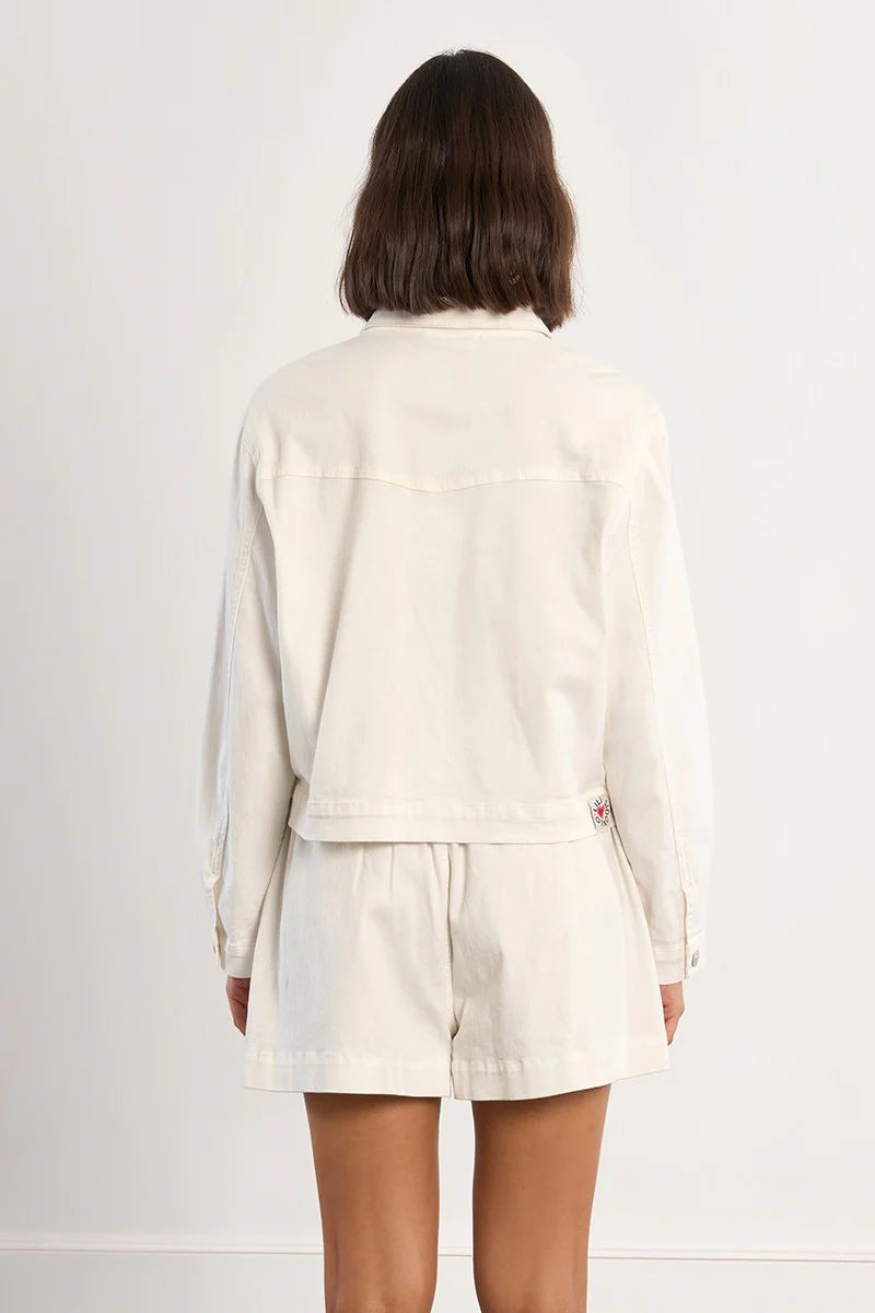 MB White Woven Jacket