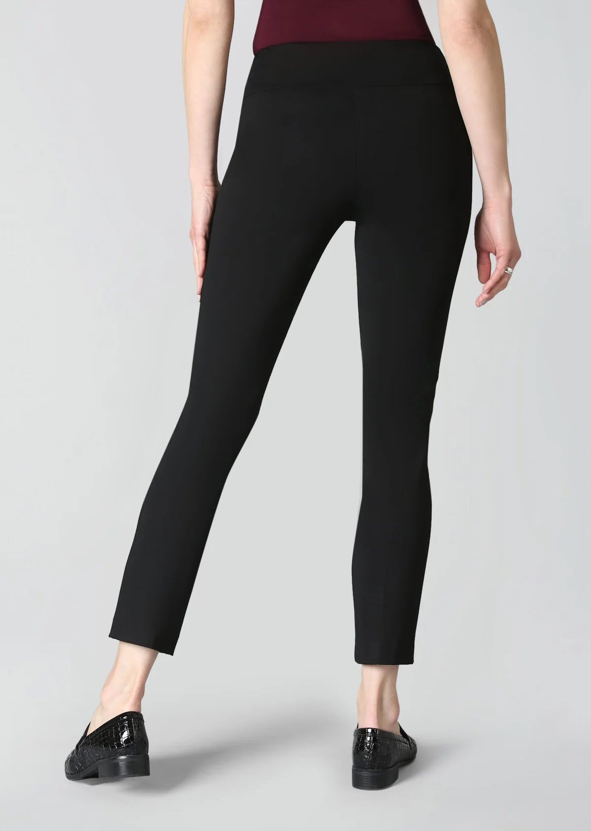 Kathryn Ankle Black Pant