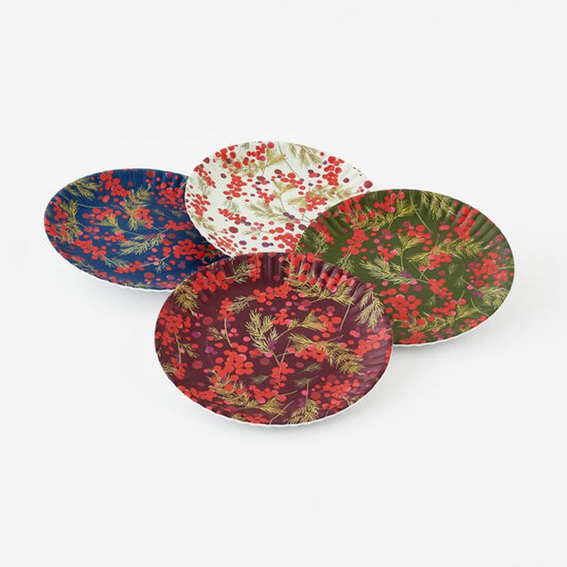 Winter Berries "Paper" Plate