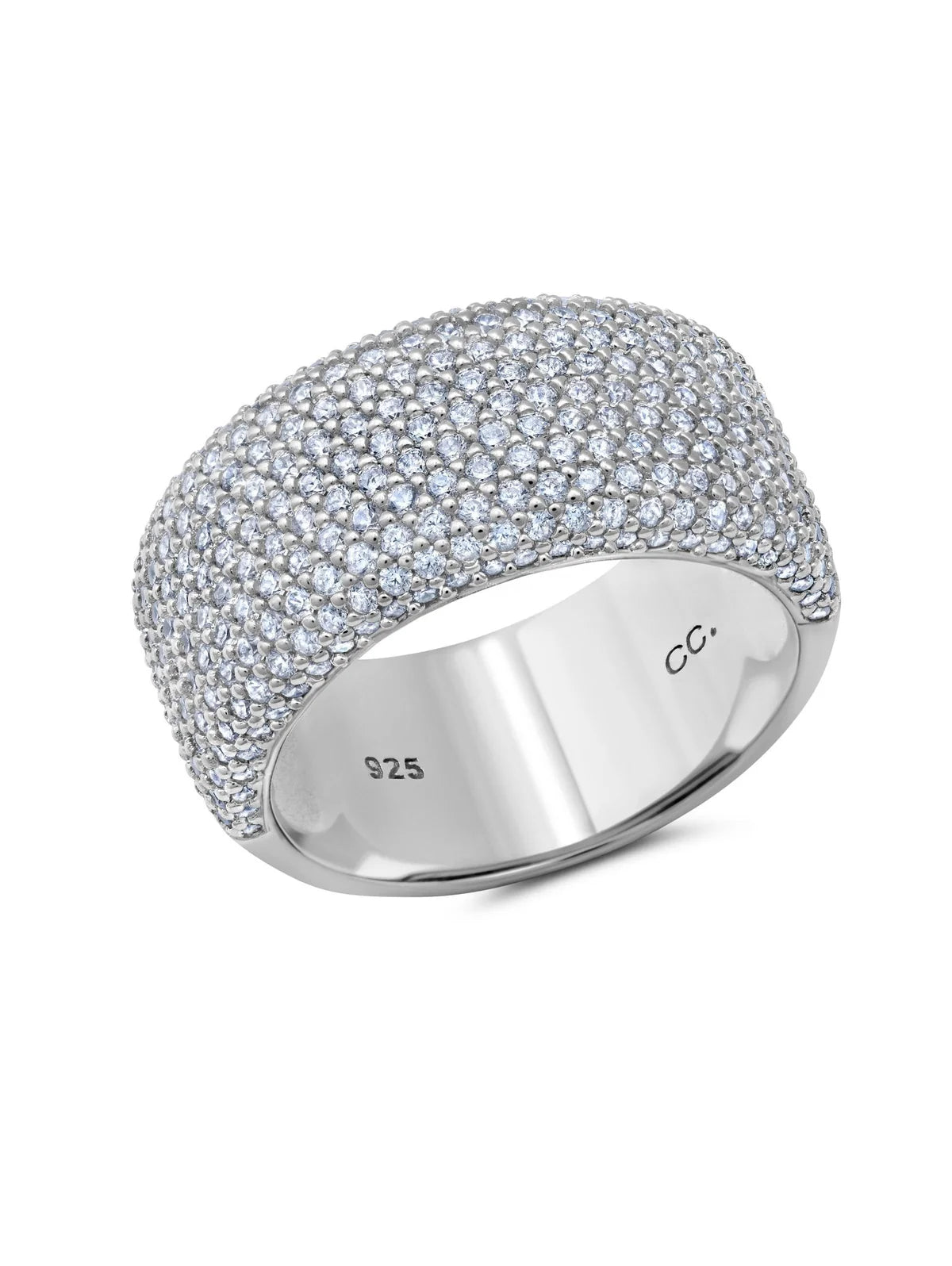 Chamonix Large Eternity Ring in Platinum - 9012701R80CZ