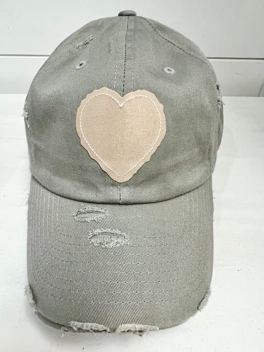 Heart Patch Hat