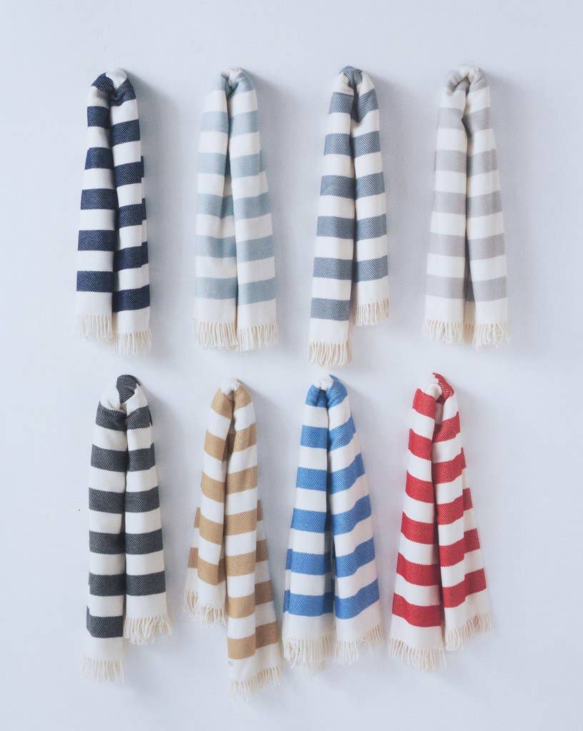 Candy Stripe throw