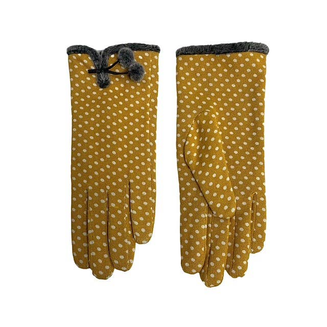 Mira Polka Dot Gloves