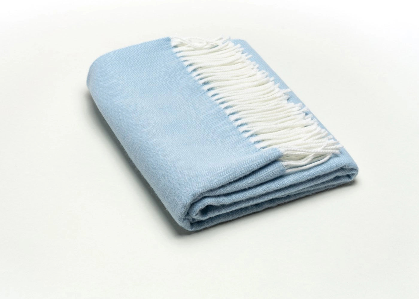Fringed Herringbone Throws
