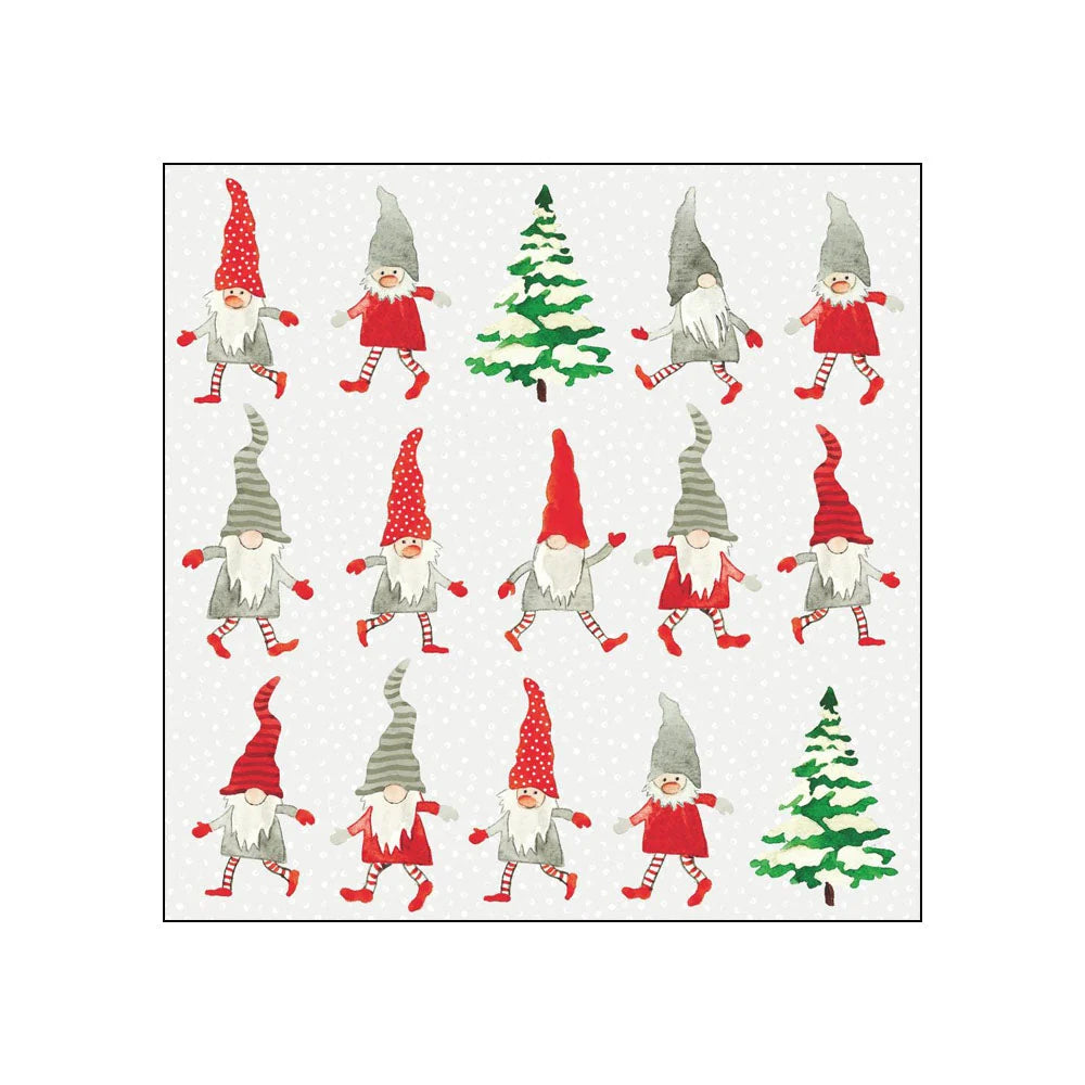 Dancing Gnomes Cocktail Napkins