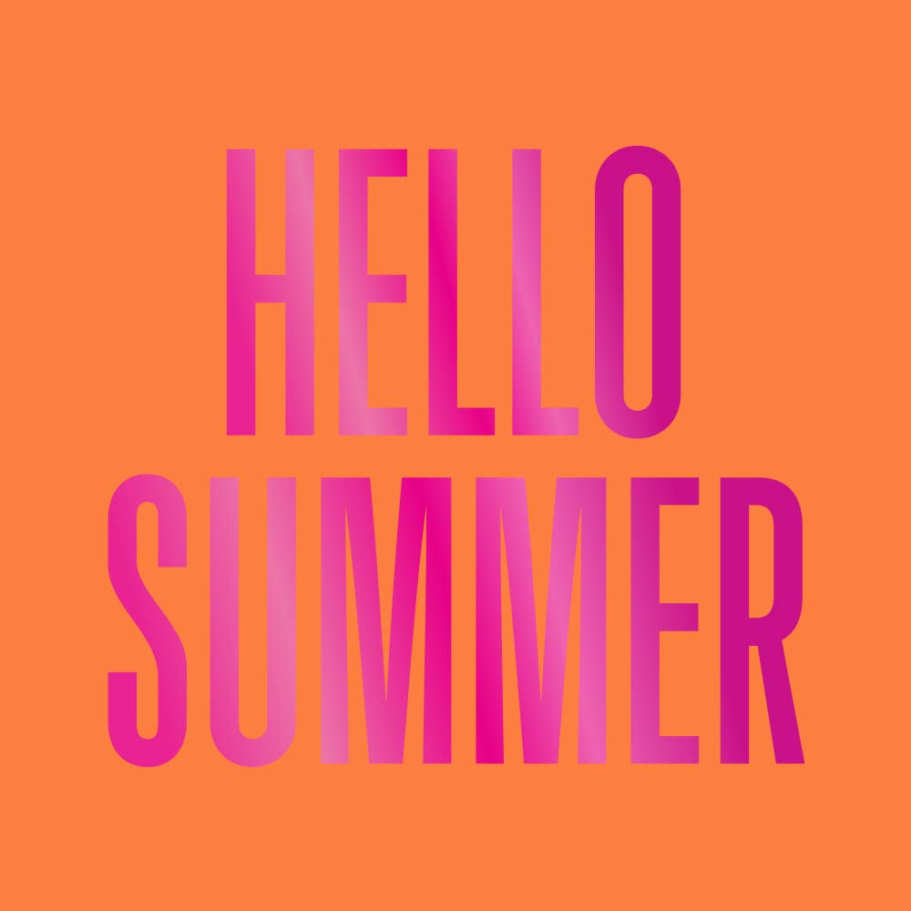 Hello Summer Orange Cocktail Napkins