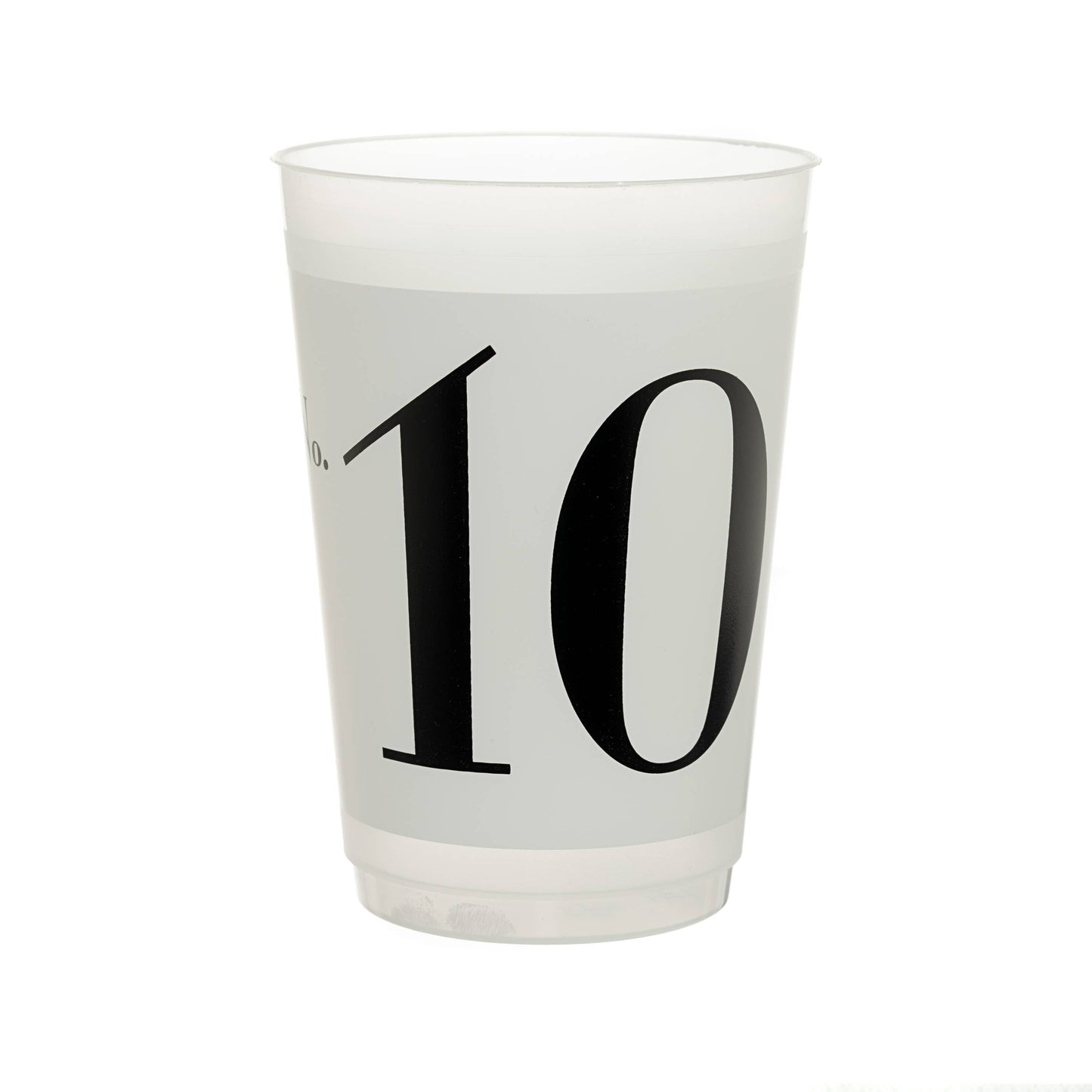Numbers 12 pk Cups