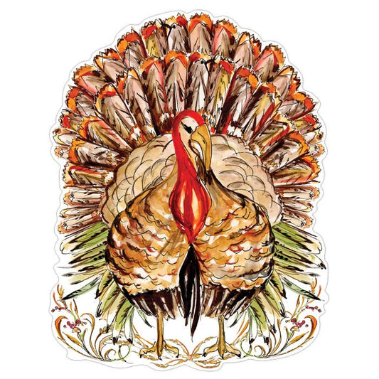 Handpainted Standing Turkey Placemat