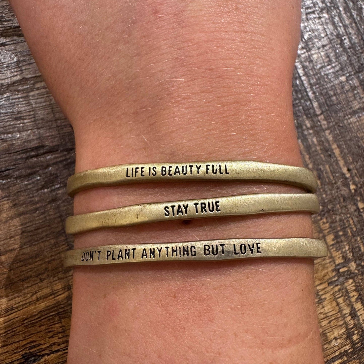 You’ll Never Know Dear Cuff Bracelet