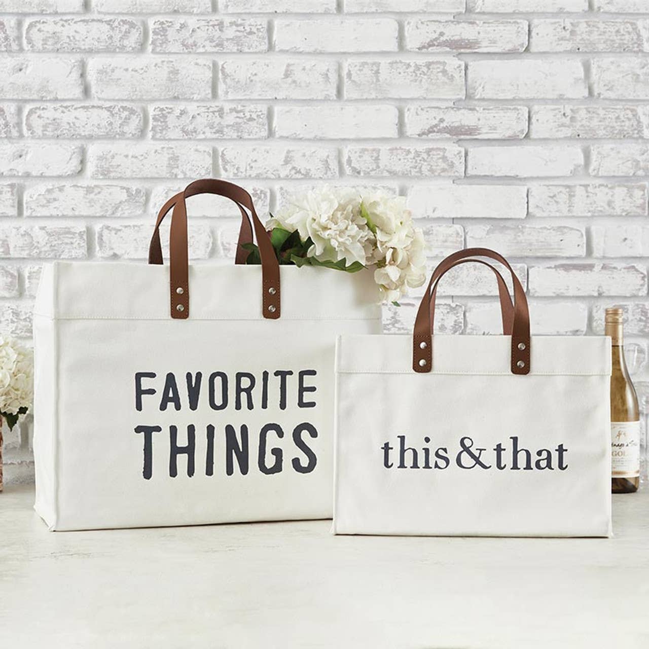 Favorite Things Canvas Tote
