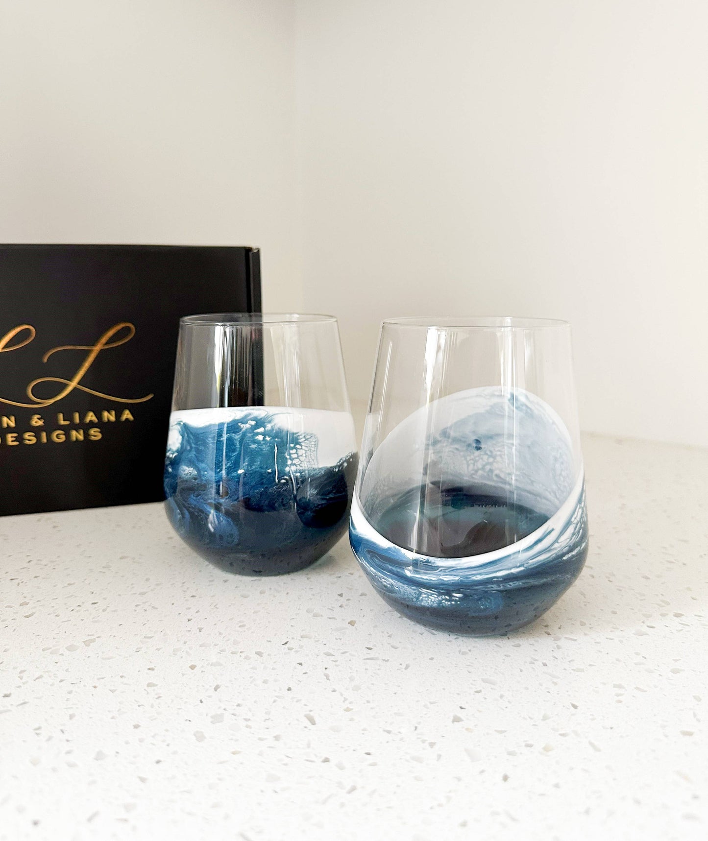Ocean Resin Wine Glass