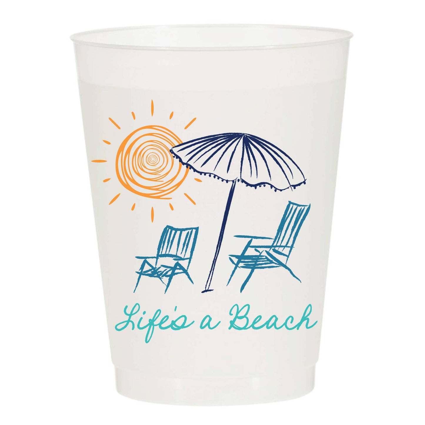 Life's A Beach 10pk Cups