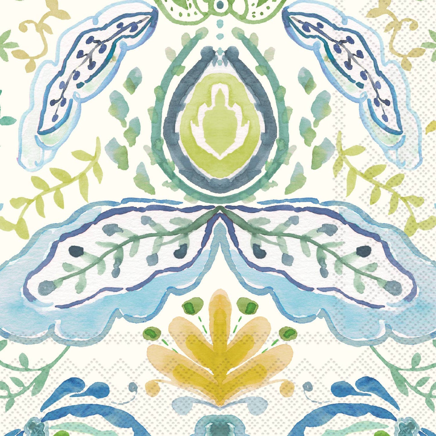 Azure & Ivy Gold Cocktail Napkins