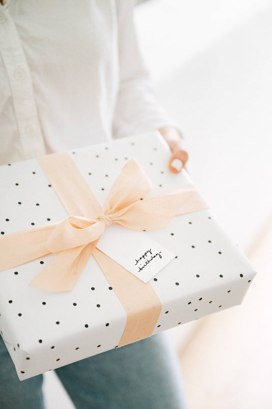 Birthday Script Gift Tag