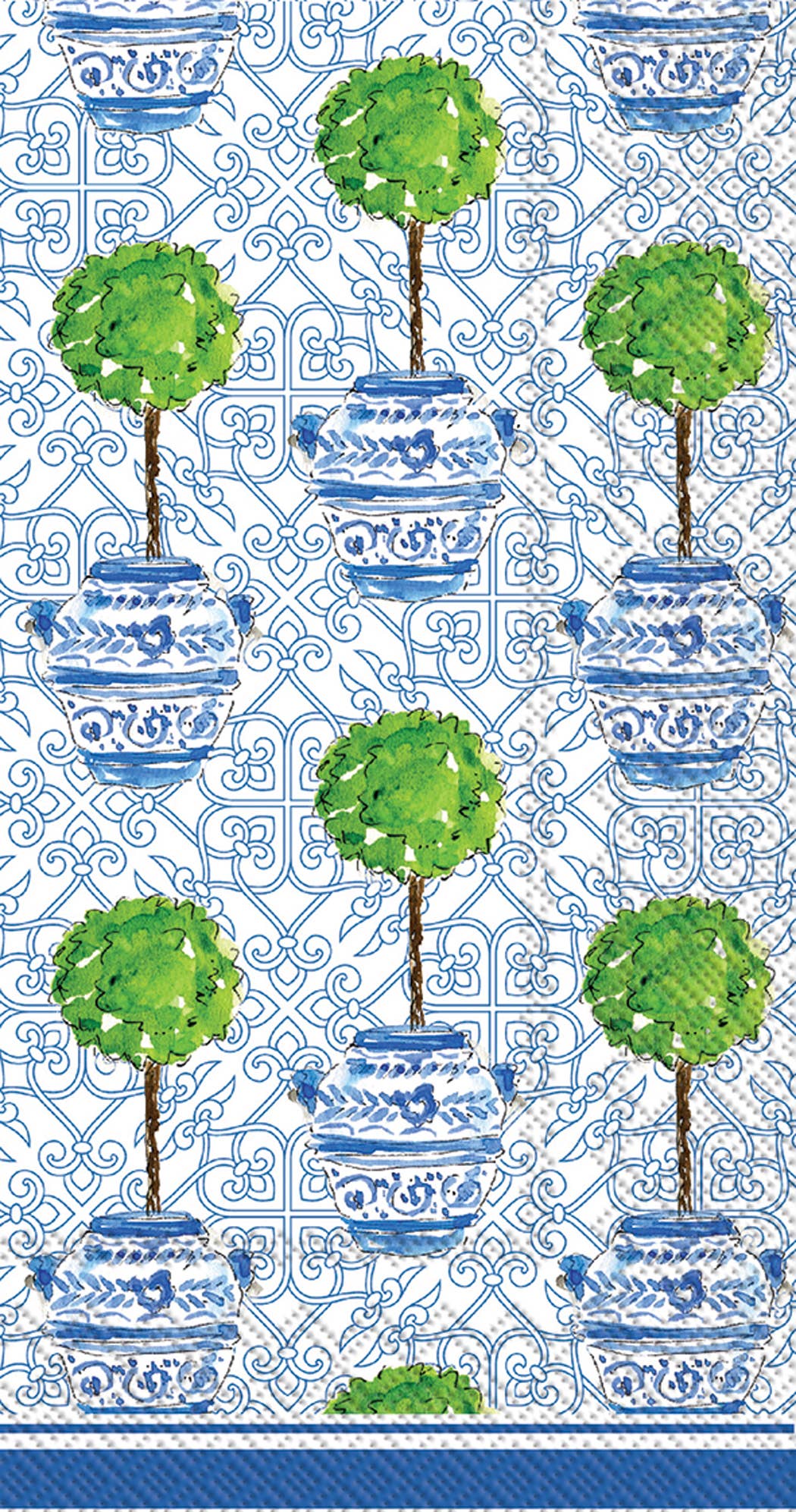 Blue Topiary Guest Towels