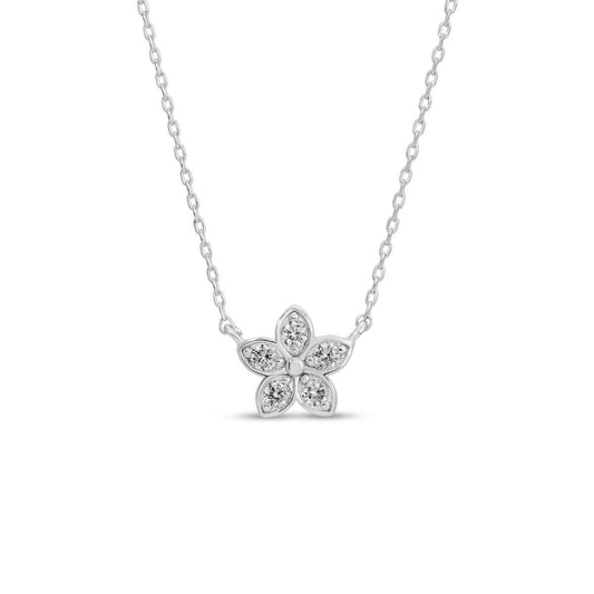 Petite Plumeria Flower Necklace