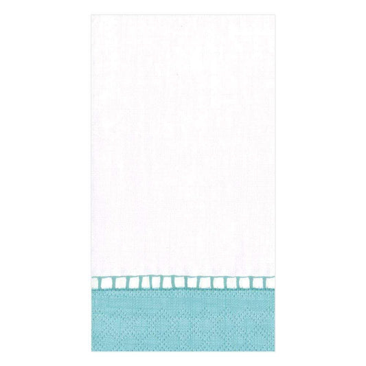 Linen Robin'S Egg Blue Guest Towel