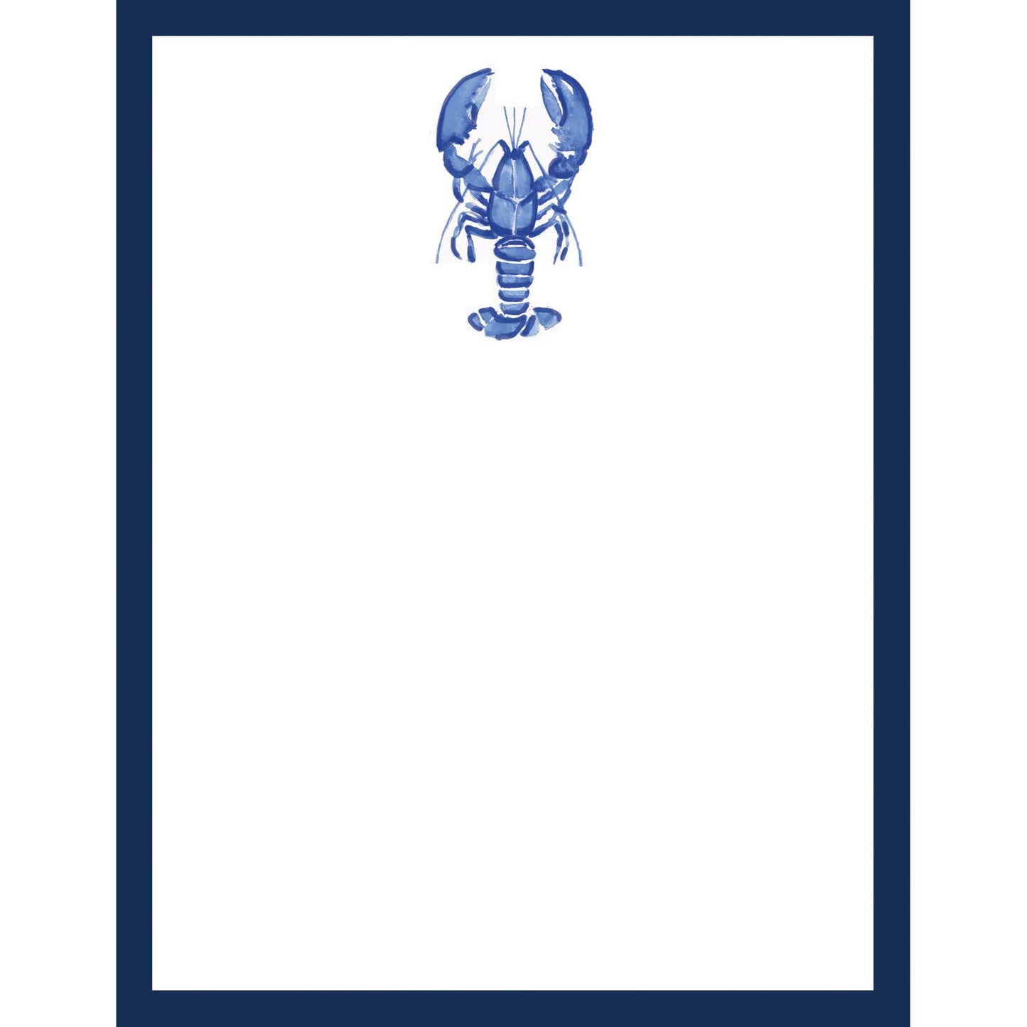 Blue Lobster Notepad