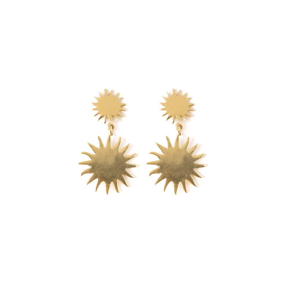 Emery Sunburst Drop Earrings