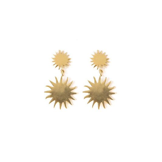 Emery Sunburst Drop Earrings