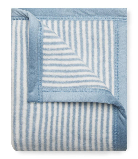 Fog Sweet Pea Stripe Mini Blanket