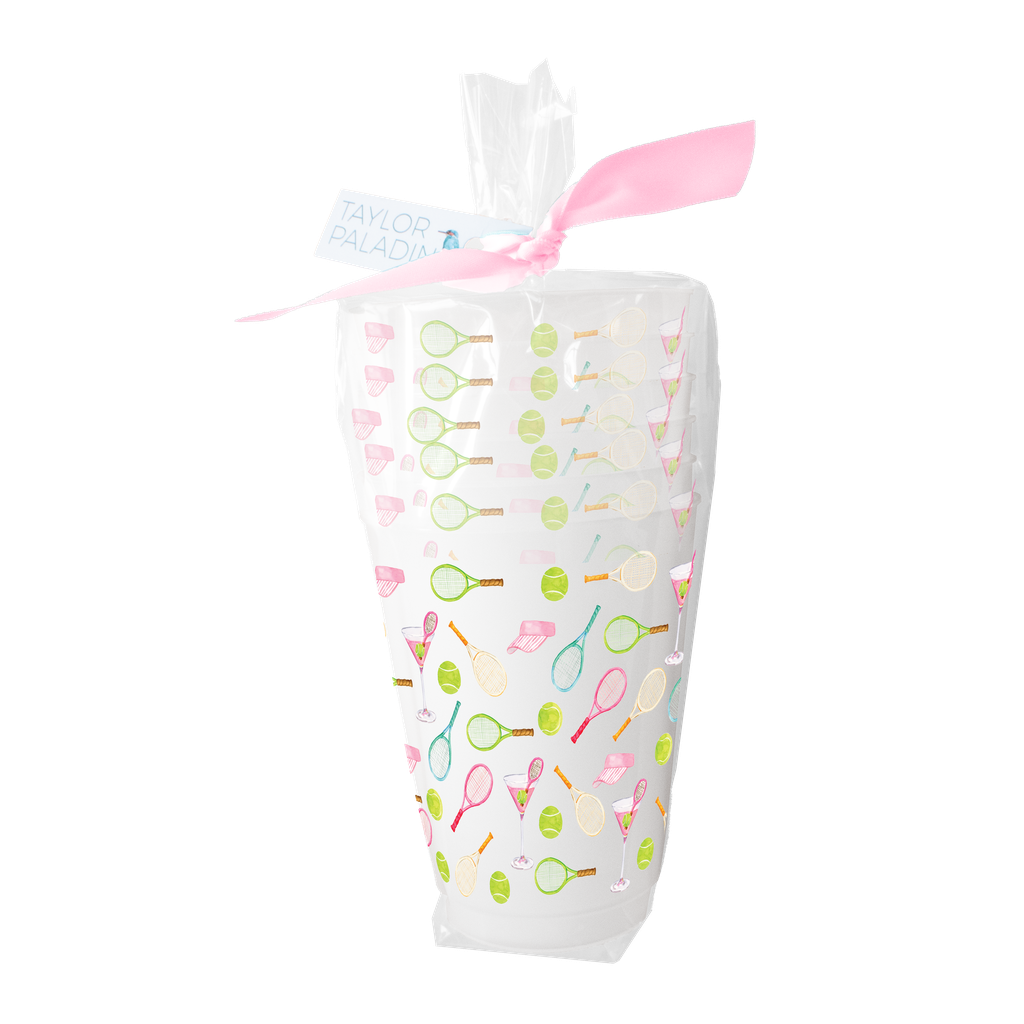 Tennis 6pk Cups