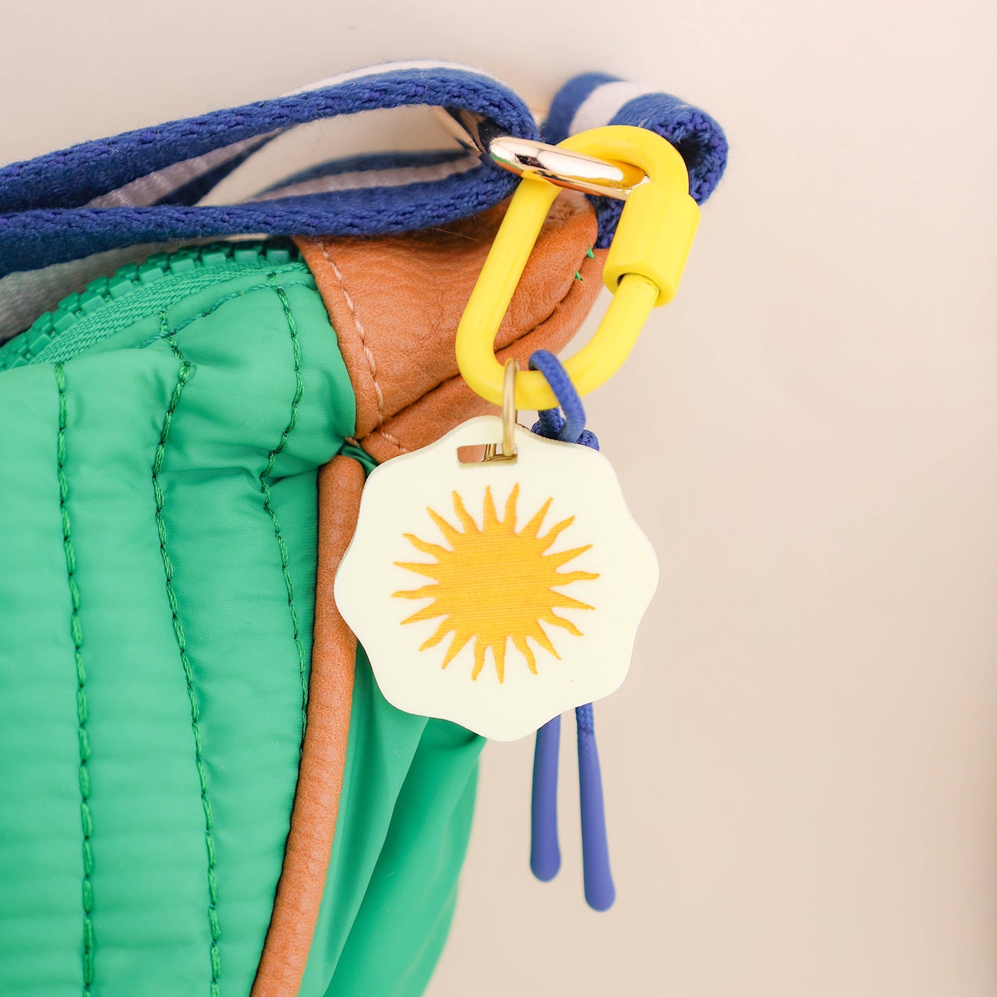 Golden Sun Bag Charm