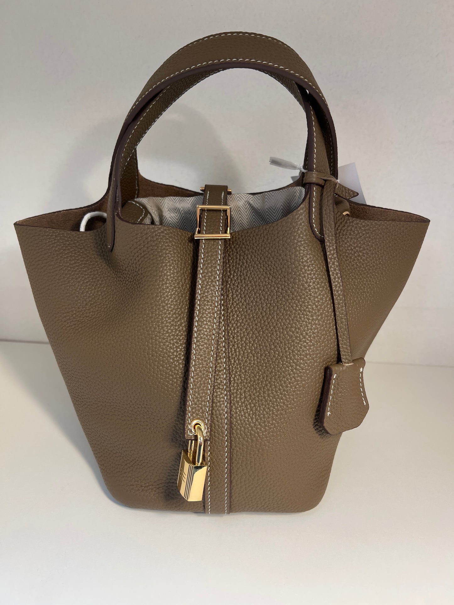 Leather Bucket Bag