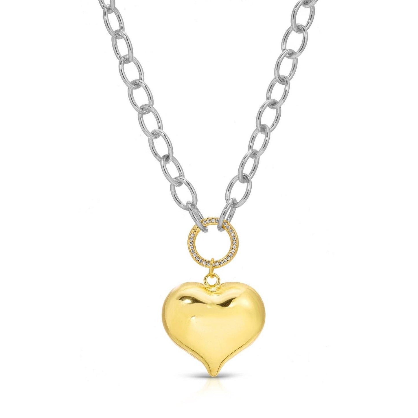 Bubble Heart Necklace