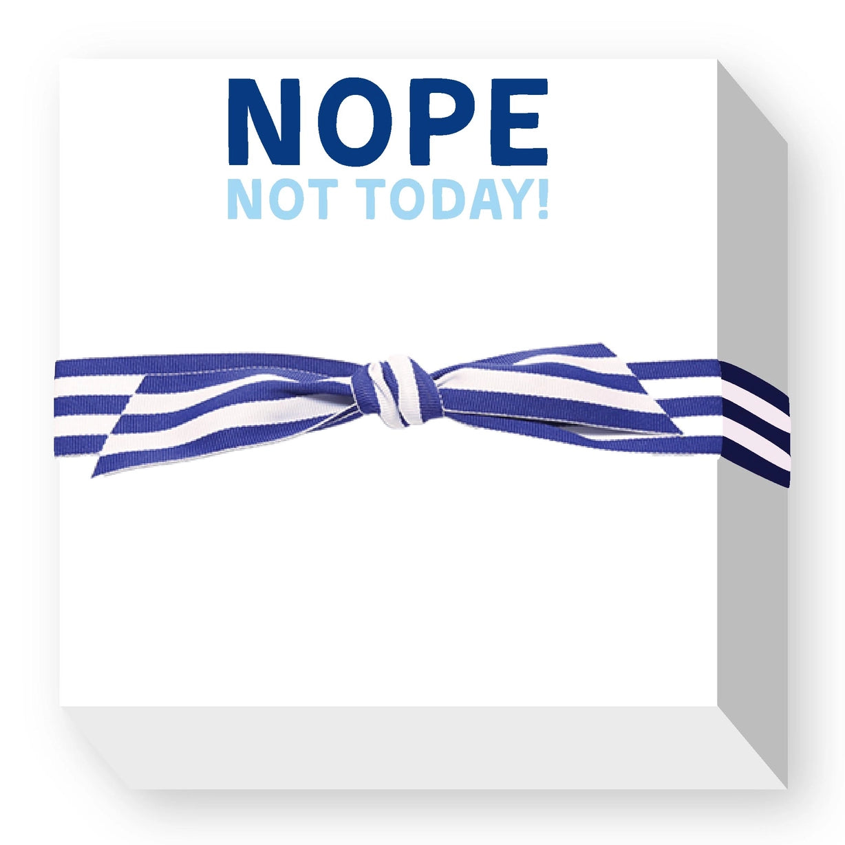 Nope. Not Today Chubbie Notepad