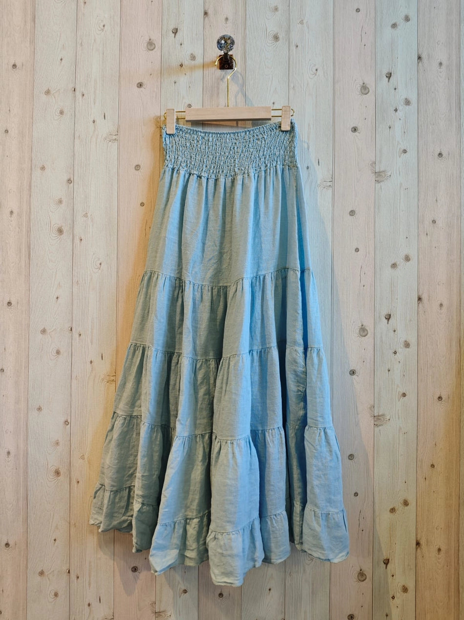 Celeste Linen Skirt