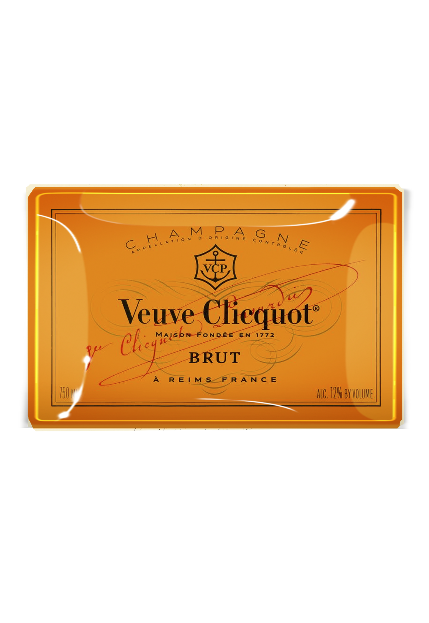 Veuve Clicquot Decoupage Tray