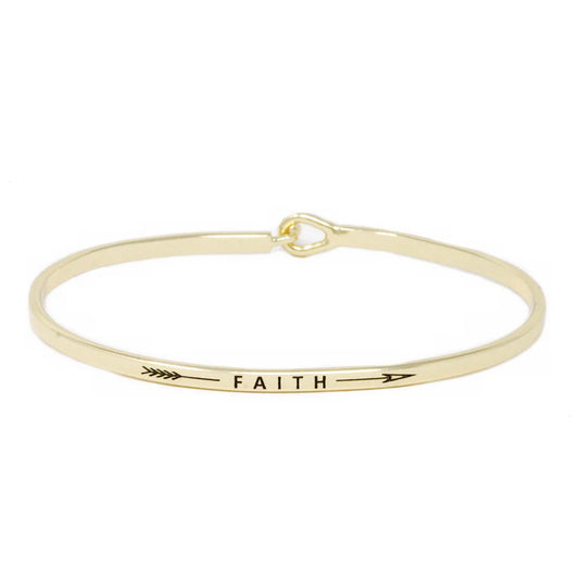 Inspirational Message Bracelet