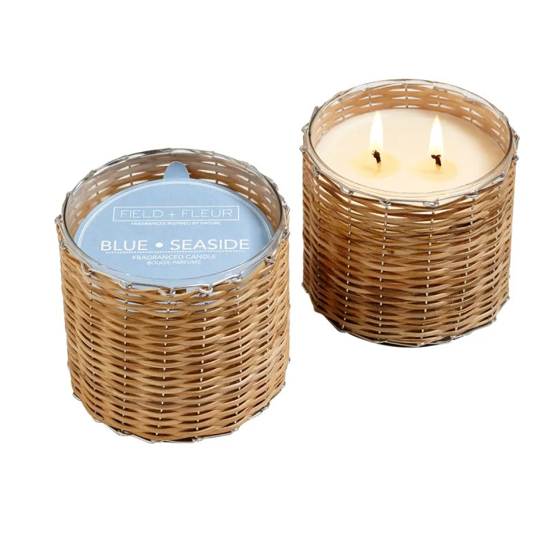 2 Wick Handwoven Candle