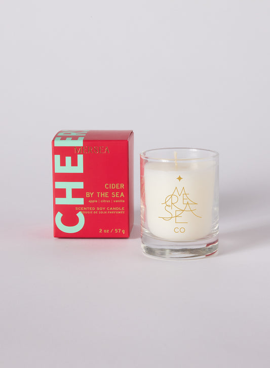 Cider by the Sea Good Tidings Boxed Votive