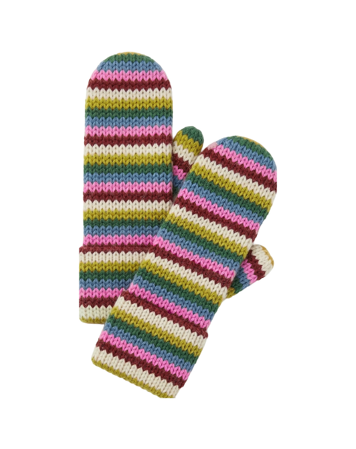 Golden Days Stripe Mitten