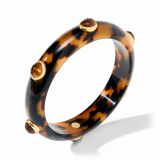Tortoise Shell Carnaby Stone Sm Bangle