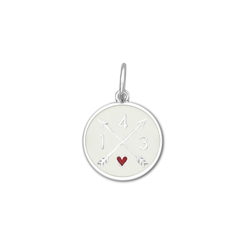 I Love You Alpine White Small Pendant