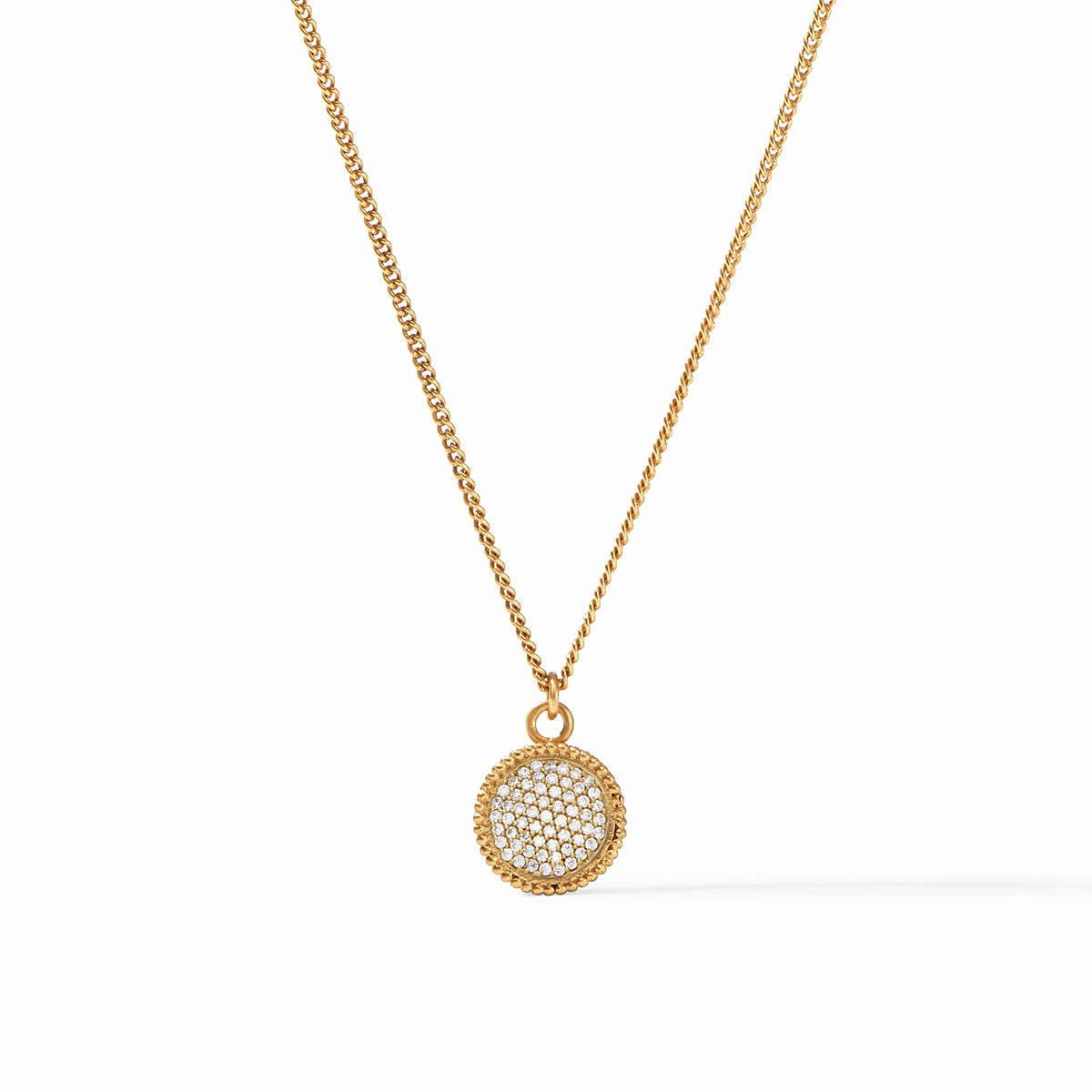 Fleur De Lis CZ Necklace