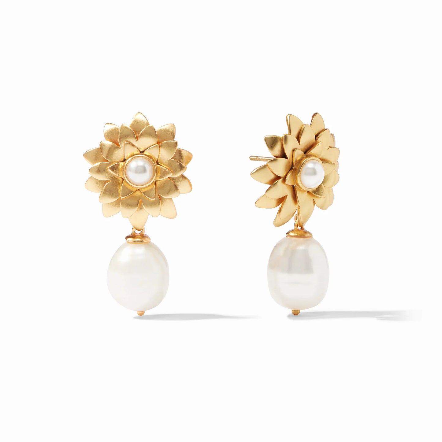 Flora Pearl Drop Earring