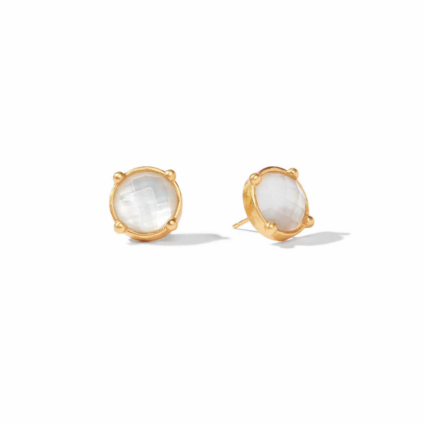 Honey Stud Iridescent Crystal Clear