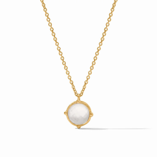 Honeybee Solitaire Clear Necklace