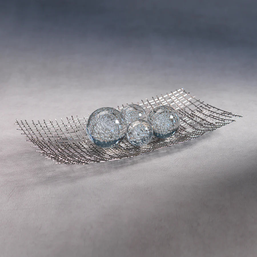 Crystal Fill Ball with Bubbles