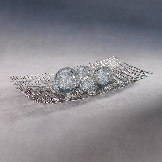 Crystal Fill Ball with Bubbles